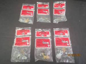 lot 89 image: 6 US CAN UTILITY LOCK EACH WITH 2 KEYS NEW IN PACKAGE