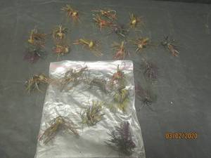 lot 147 image: 20 PLUS FLIPPING JIGS WITH HOOKS&nbsp