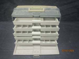 lot 151 image: VINTAGE PLANO 737S TACKLE BOX IN VERY GOOD CONDITION