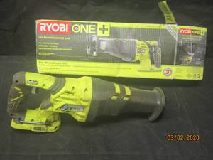 lot 157 image: RYOBI 18V RECIPROCATING SAW P516