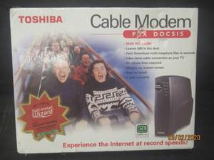 lot 159 image: TOSHIBA CABLE MODEM PCX DOCSIS
