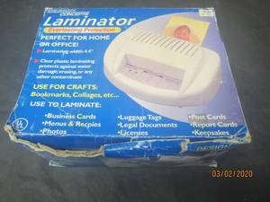 lot 169 image: DESIGN CONCEPTS LAMINATOR EVERLASTING PROTECTION