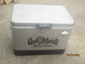 lot 174 image: STAINLESS GAS MONKEY GARAGE ICE CHEST&nbsp