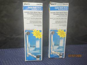 lot 176 image: 2- WATTS CABLE BATH DRAIN&nbsp 22SNORB
