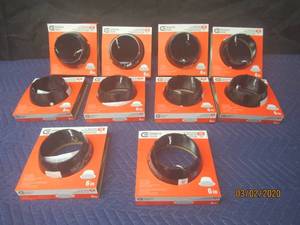 lot 178 image: 10-COMMERCIAL 6INCH BAFFLE( T6 )RECESSED LIGHT TRIM