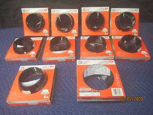 lot 179 image: 10-COMMERCIAL 6INCH BAFFLE( T6 )RECESSED LIGHT TRIM