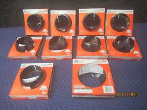 lot 181 image: 10-COMMERCIAL 6INCH BAFFLE( T6 )RECESSED LIGHT TRIM