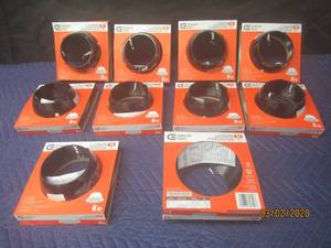lot 183 image: 10-COMMERCIAL 6INCH BAFFLE( T6 )RECESSED LIGHT TRIM