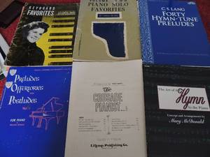 lot 60 image: MUSIC BOOKS - SHEET MUSIC   QTY 18