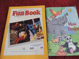 lot 69 image: MUSIC BOOKS - SHEET MUSIC  FUN BOOK  &  MUSIC PREVIEW
