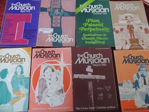 lot 79 image: MUSIC -  THE CHURCH MUSICIAN - VARIOUS YEARS  QTY 15