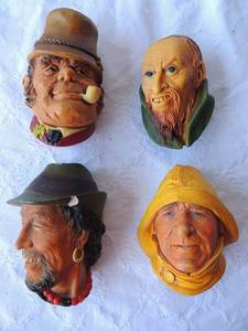 lot 83 image: BOSSON HEAD ENGLAND - FAGAN 1964 4 12  TIBETAN  5 12 - CHIPPED  IRISH  PADDY 1969 5 12  LIFE BOATMAN  1966 5