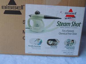 lot 95 image: BISSELL STEAM SHOT - HARD SURFACE CLEANER - NEW IN BOX