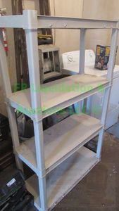 lot 265 image: Plastic storage shelf