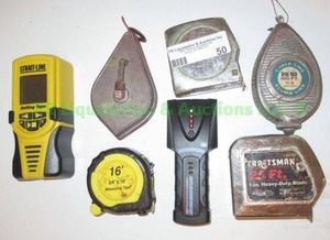 lot 50 image: StraightLine rolling digital tape measure and more as shown
