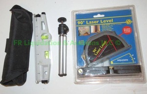 lot 54 image: 90degree laser level in blister pack and tri-pod mount laser level