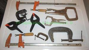 lot 52 image: Assorted clamps and clamp grips