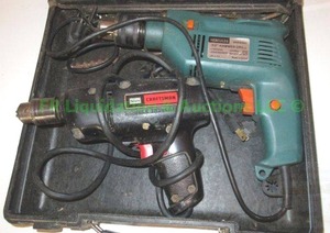 lot 68 image: Sears Craftsman electric drill and Hercules 12 hammer drill