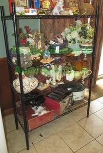 lot 99 image: Metro style bakers rack, 55 x 35 x 14