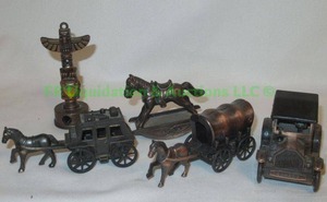lot 255 image: Figural metal copper colored pencil sharpeners
