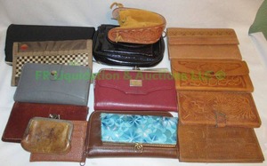 lot 192 image: Hand tooled and more leather wallets