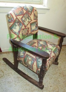 lot 162 image: Toddler rocking chair 25 tall