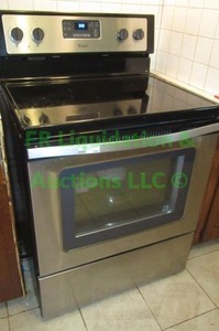 lot 109 image: Whirlpool stove top range oven model WFE515S0ES0