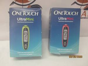 lot 51 image: 2- ONE TOUCH ULTRA MINI BLOOD GLUCOSE MONITORING SYSTEM
