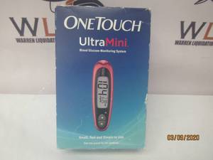lot 52 image: ONE TOUCH ULTRA MINI BLOOD GLUCOSE MONITORING SYSTEM