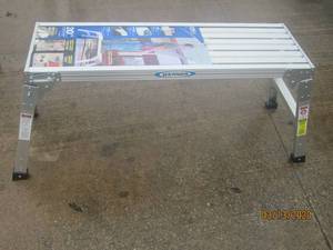 lot 108 image: WERNER 20 STANDING LADDER AP-20