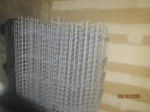 lot 268 image: WIRE PALLET RACKING DECK 8 PIECES  45L X 31D