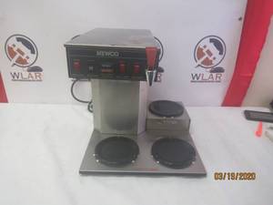 lot 278 image: NEWCO TRIPLE BUNER COFFEE BREWER IN WORKING CONDITION PHASE 1 ELECTRIC CAN BE USED IN HOME OR BUSINESS