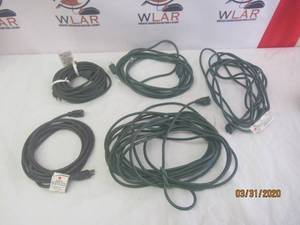 lot 349 image: 5 MEDIUM DUTY EXTENTION CORDS