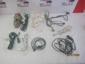 lot 350 image: 10 LIGHT DUTY EXTENTION CORDS