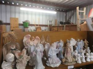 lot 176 image: ANGEL COLLECTION. SOME PORCELAIN, CERAMIC AND GLASS