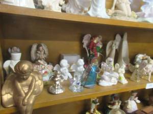 lot 177 image: ANGEL COLLECTION. SOME PORCELAIN, CERAMIC, GLASS AND METAL