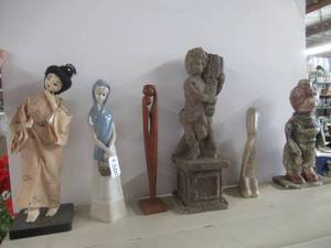 lot 198 image: SCULPTURES FROM AROUND THE WORLD, ASIAN DOLL AND MORE