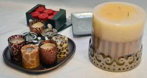 lot 4 image: Large lot of candles and candle holders