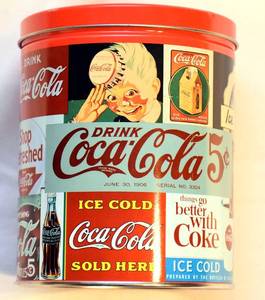 lot 19 image: Coca Cola Puzzle in Tin