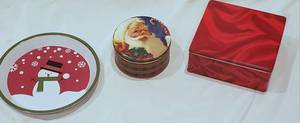 lot 85 image: 3 Tin Server or boxes