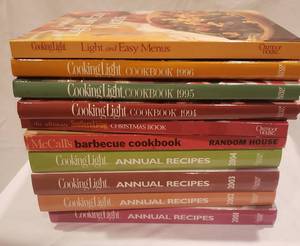 lot 123 image: Lot of Cook Books