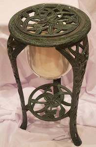 lot 141 image: Heavy Iron Candle Holder