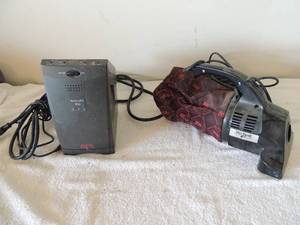 lot 81 image: APC back up pro multi plugs and dirt devil hand held vac