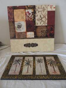 lot 104 image: 1 tropical tree picture 23x13 photo 24x24