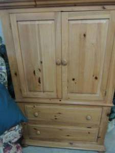 lot 4 image: FONTANA Double door 2 drawer hutch 2 shelves 42 w x 20d x 62t  MATCHES  NUMBER  1 & 176
