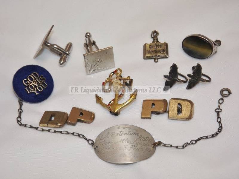 lot 57 image: Sterling Silver,925,silver,jewelry,earrings,pearls