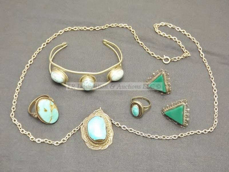 lot 60 image: Sterling Silver,925,silver,jewelry,earrings,800 silver, coin, Siam, Niello, C clasp