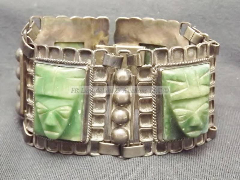 lot 72 image: Sterling silver,980,925 Mexico, onyx, Selro Selini, jewelry
