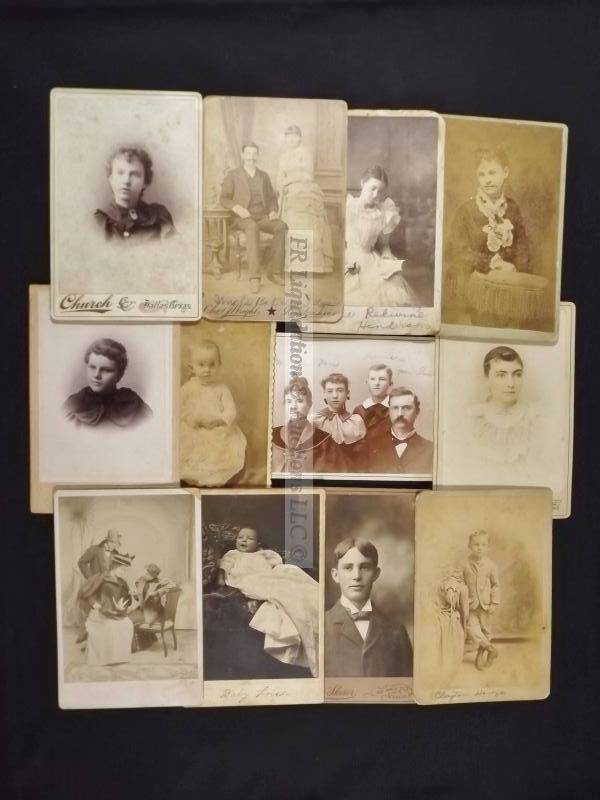 lot 122 image: Antique, Victorian, photograph, photo, cabinet card