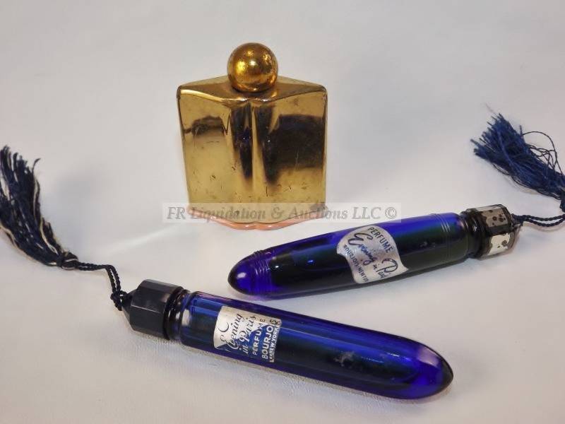 lot 136 image: French, Cobalt, Perfume, Bottle